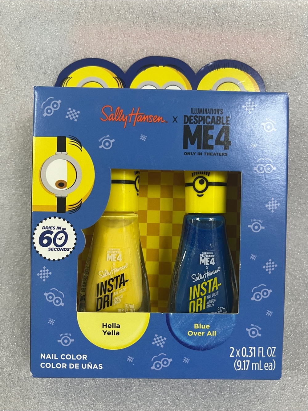 Sally Hansen x Despicable Me Limited Edition Insta-Dri  Nail Polish (2 Colors)